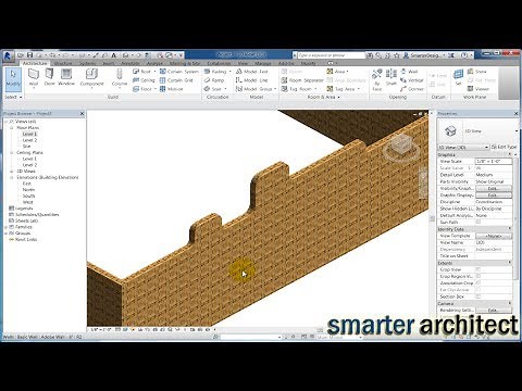 Revit Tutorials: Creating A Custom Adobe Wall Style in Revit