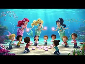 Mermaid Melody and the Glitter Shells 🧜‍♀️🌊✨ | Magical Ocean Song