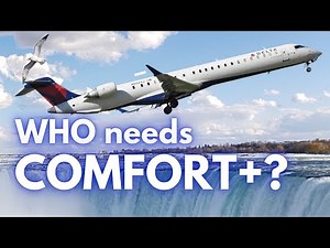 Delta Main Comfort Plus | Regional CRJ-900 Toronto to New York | flight report