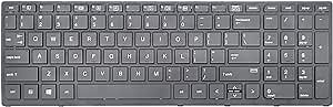 ANTWELON Replacement Laptop Keyboard No Backlight for HP ZBOOK 15 G3 ZBOOK 17 G3 US Layout