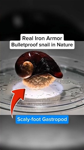 Iron Clad Snail,Real life Pokemon?#ScalyFootGastropod#OceanCreature#DeepSeaFacts#AnimalFacts
