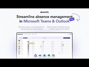Vacation and absence planning in Microsoft 365: How absentify helps you in Teams & Outlook
