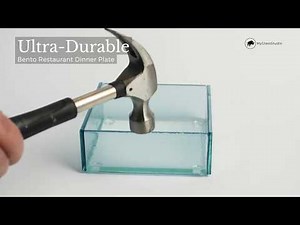 Durable Dinnerware, Plates & Dishes - The Modern Bento Box by MyGlassStudio