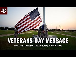 Veterans Day Message from General (Ret.) Mark A. Welsh III, President