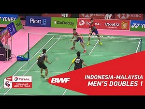 Thomas Cup | MD1 | GIDEON/SUKAMULJO (INA) vs GOH V/TAN (MAS) | BWF 2018