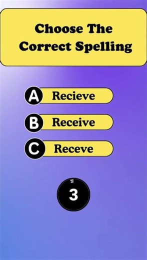 Receive or Recieve? 90% of People Spell It Wrong!