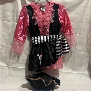 Disney Pink and Black Pirate Costume for Kids