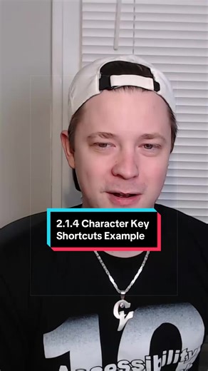 A quick example of 2.1.4 Character Key Shortcuts #Accessibility #A11y #Keyboard #WCAG