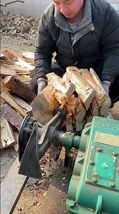 Go to the countryside and take a look at rural firewood splitting.