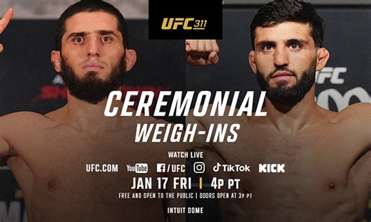 Video: UFC 311 Ceremonial Weigh-ins