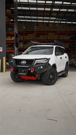 Toyota Fortuner rocking the King Plus bull bar—proving that practical family haulers can still pack serious attitude. Ready for school runs and trail runs with equal confidence. #Hamer4x4 #Toyota #ToyotaFortuner #BullBar #4wd #4x4 #offroad #toyotaaustralia #offroading | HAMER 4x4 Australia