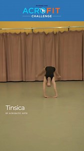 AcroFIT Challenge Skill Feature: Tinsica 🔥 Demonstrated here is a Pre-Professional 2 level Rolling Tinsica from Kneeling to Kneeling (R & L) 🤸‍♂️ Dancer focus: Legs straight and parallel to the floor in a tight V position, no crunching in lower back, shoulders aligned over wrists, straight arms, extension in feet and legs, head can look to the floor or forward, skill should travel in a straight line. 🗣️ Pssst! The Tinsica is a featured skill in the NEXT AcroFIT Challenge coming back this Dece