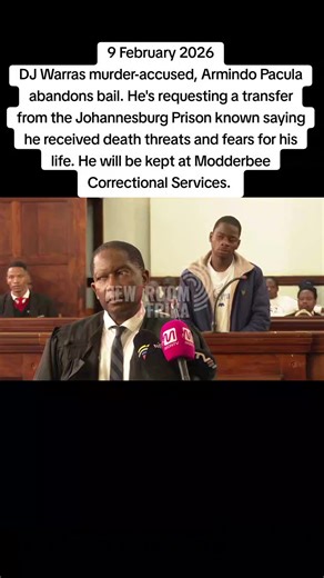 DJ Warras Murder Case: Accused Requests Prison Transfer