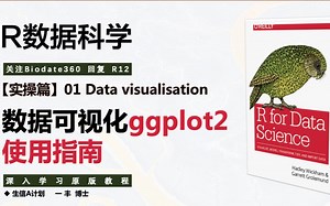 01 R数据科学-数据可视化，ggplot2绘图指南、映射、几何对象、统计变化、坐标、图层，看完你就明白了