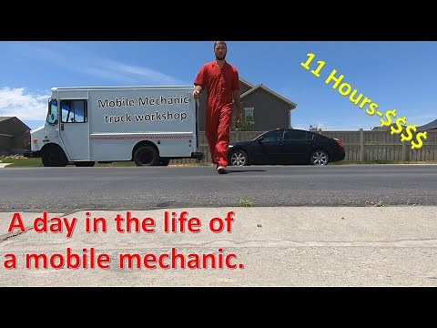 A day in the life of a Mobile Mechanic. roadside rescue. roadside assistance vehicle.