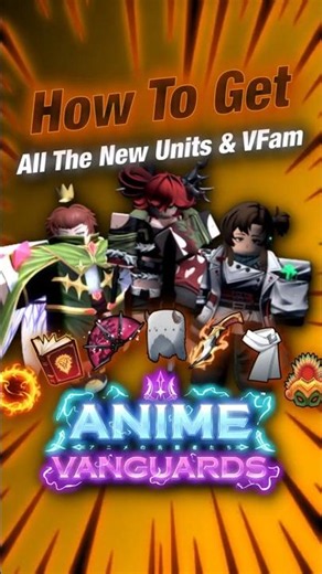 How To Get All New Mythic Units + Vanguard Familiar |Roblox| Anime Vanguards #roblox #animevanguards