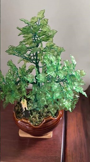 Beaded Bonsai Leaves #beautiful #viral #trending #trendingshorts #youtubeshorts #youtube #trend