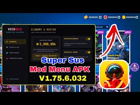 Super Sus 1.75.6.032 Mega Menu Download Latest Version With Unlimited Money And Unlocked