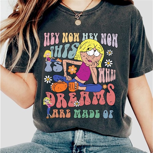 Lizzie Mcguire Inspired T-shirt, Hey Now Dreams Are Made of Crewneck, Comfort Colors® Disney Retro 2000s Shirt, Vacation Outfit 2026 - Etsy