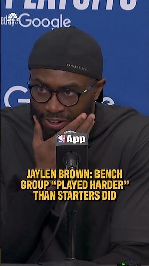 Jaylen Brown: Celtics bench cut into the lead because they played harder than starters