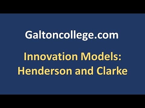 Innovation Models: Henderson and Clarke