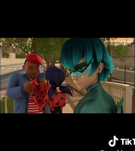 the moment luka finds out the identities of ladybug and cat noir #miraculous #miraculousladybugandcatnoir #miraculousladybug #miraculouscatnoir