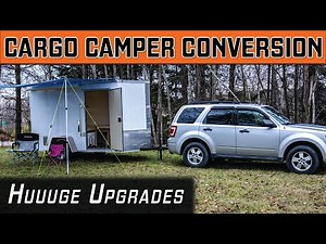 Massive UPGRADES to our Budget Cargo Trailer Conversion Camper