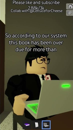 The library | #roblox #gaming #funny #shorts