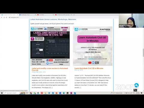 Label and modify cross section in Autodesk Civil 3D