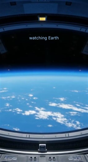 POV: You're an astronaut watching Earth 🌍 #shorts #space #relaxing