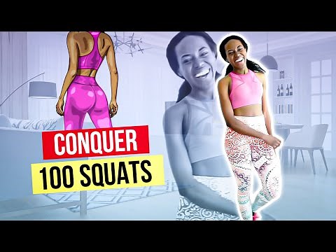 THE BEST SQUAT WORKOUT || Full 100 Squats - Squat Challenge