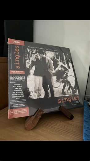 Singles Vol.1 (Original Motion Picture Soundtrack) Mondo 2022 repress on double translucent orange vinyl with Obi Strip and 20 Page Japanese Zine. So many great songs on here, including my favourite Chris Cornell composition, Seasons 💜💜 #nowspinning #vinyl #vinylcollection #singles #chriscornell