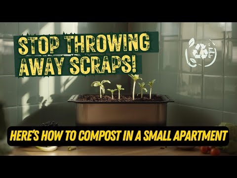 Stop Throwing Away Scraps! Here's How to Compost in a Small Apartment.