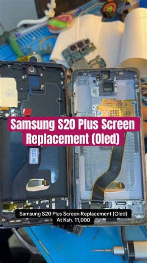 Samsung s20 plus screen replacement. (Oled) #samsungs20plus #s20plusscreen #samsungscreenrepair #fyp