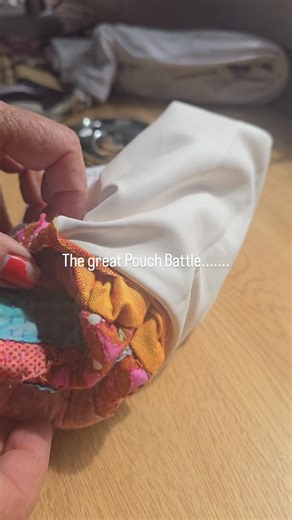 Some days are a battle and I tried, but lost. Round 1 anyway. Upcycled fabric scraps, a quilt and a curtain for lining are hopefully going to be a slowstitched pouch. #upcyclinginspiration #slowstich #slowfashiondesigner | Upcycled Artistry