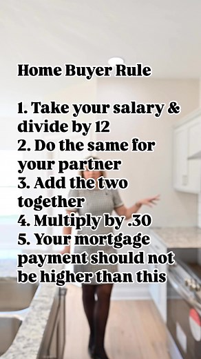 7.2K reactions · 4K shares |  Home Buyer Tip: The 30% Rule for...