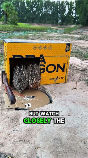 Never Underestimate a Simple Cardboard Box! 🐦 #shorts