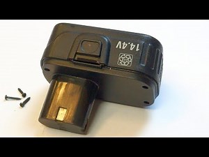 inside a 14.4V cordless drill battery pack & reusing the cells (unedited)