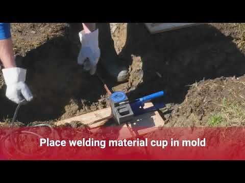Making a nVent ERICO Cadweld Plus TA Style Connection