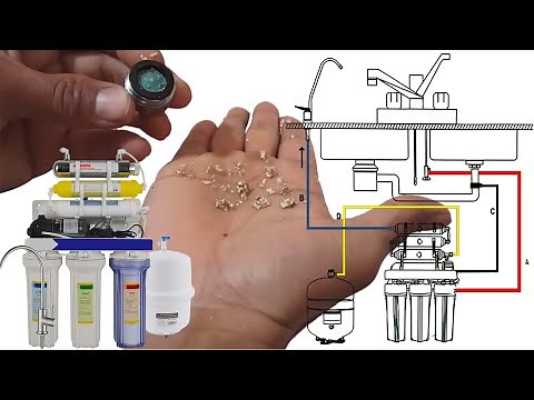 Filtre à osmose inverse 7 étapes Installation طريقة تركيب فلتر ماء 7 مراحل