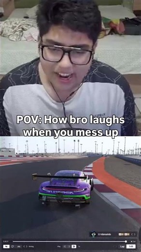 How bro genuinely laughs when I mess up 😭💔