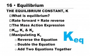 AP Ch 16 -- The Equilibrium Constant | Educreations