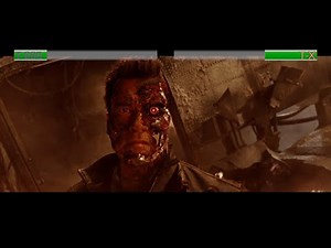 T-800 vs T-X...with healthbars