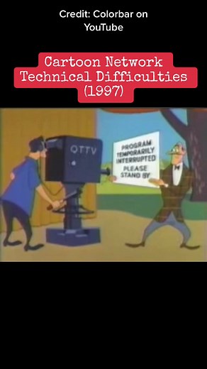 Idk why but this was has always stuck with me. Scared me when I was a kid… #cartoonnetwork #technicaldifficulties #creepycartoon