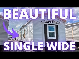 BRAND NEW & BEAUTIFUL single wide mobile home! 2 main bedroom closets! Mobile Home Tour