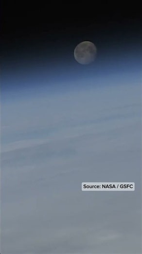 🤯 Moonset from Space 🌕 KozmIQ Işıma ✨