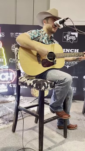 Triston Marez made a stop by the Cowboy Christmas stage! | 95.9 The Ranch