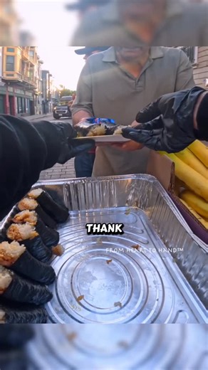 From Heart To Hand - Homeless Outreach on Instagram: "🕊️ Some moments feed more than hunger… they remind a soul it still belongs. Just a human moment finding its way back home. © 2025 Jessica. All content created with love, from heart to hand. All rights reserved."