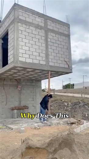 Defying gravity? Not really, it’s cantilever structures, watch this video.