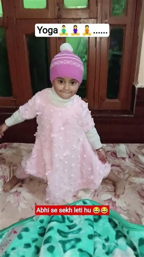 Little version of baba Ramdev 😂😱😘♥️ #viral #dance #funny #comedy#motivation#yoga #cutebaby#funnyreel